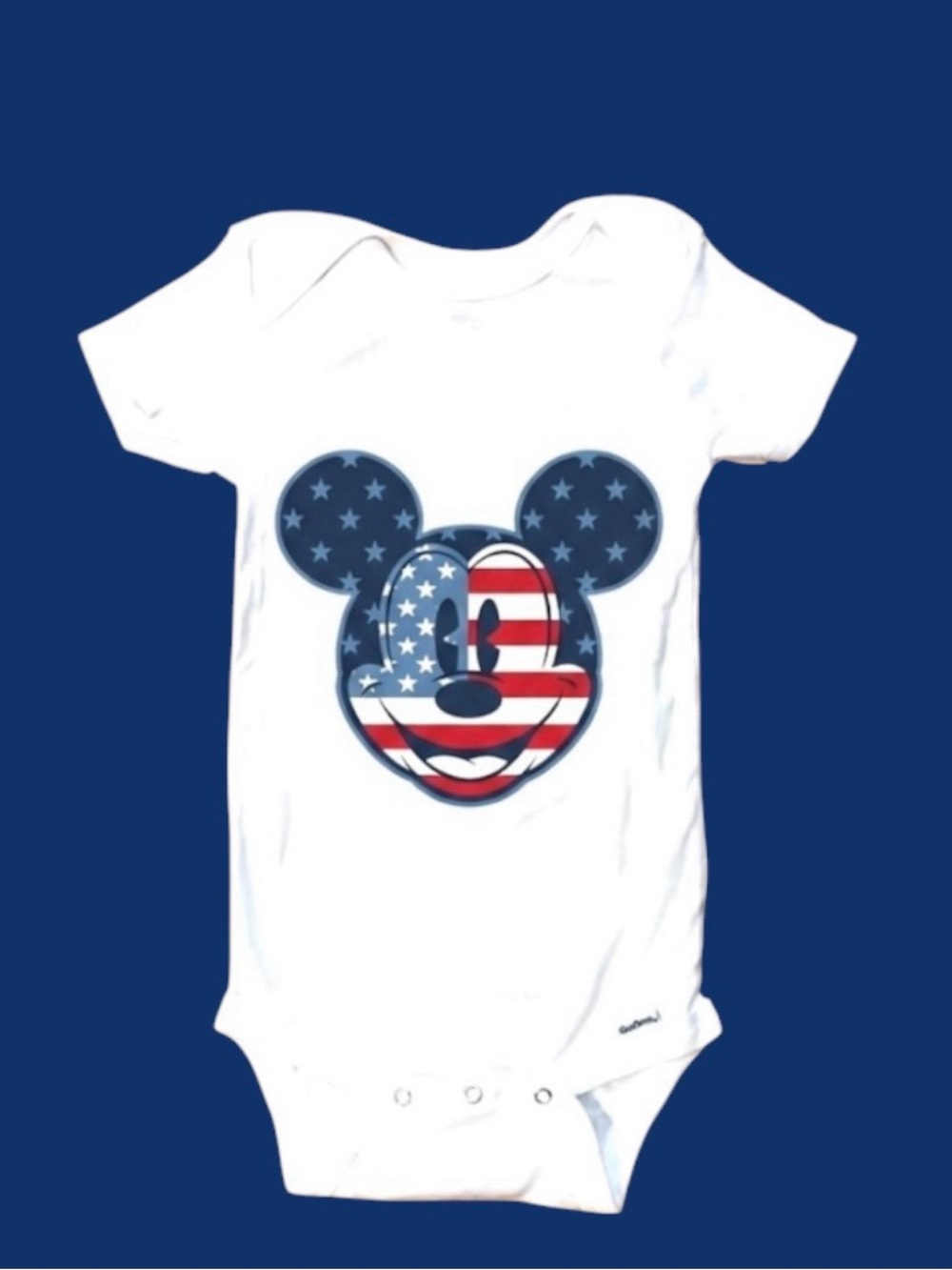 USA Mickey onesie